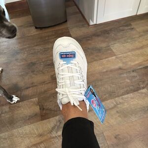 Skechers White Athletic Lace-Up Sneaker